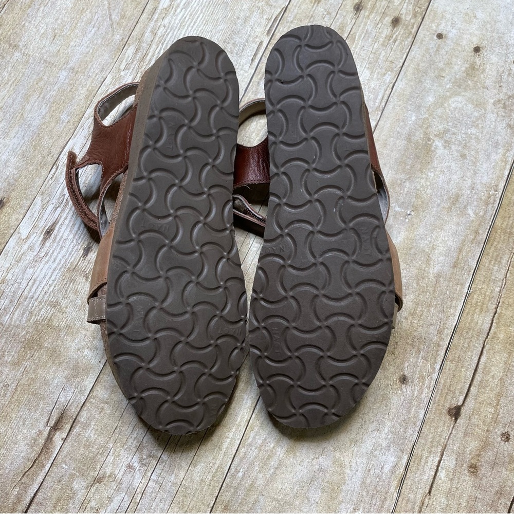 Noat Sophia Leather Strappy Wedge Sandal - Picture 4 of 10